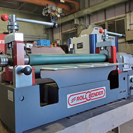 ロール曲げ加工機 ROLL BENDER SR55-E